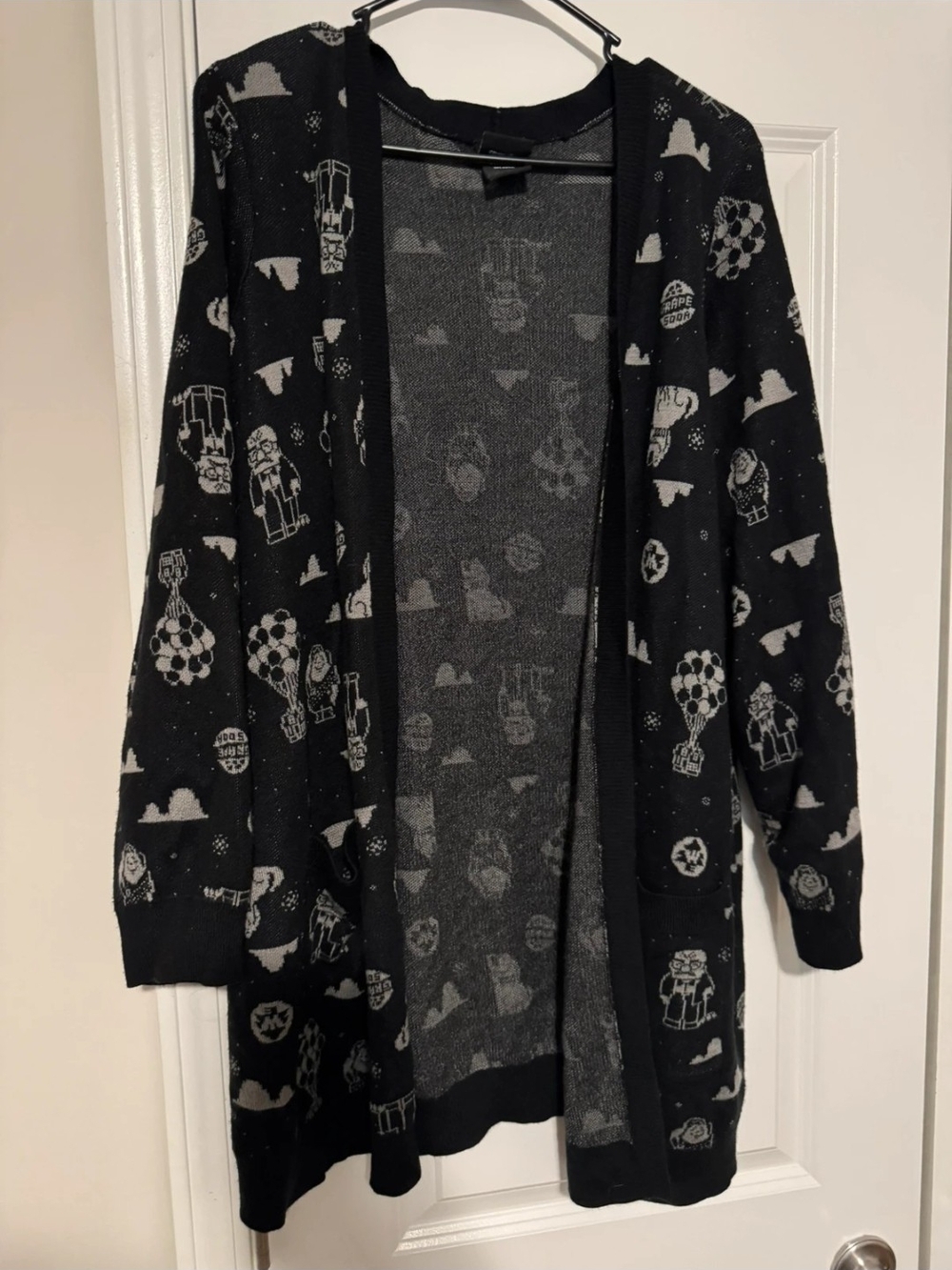 Torrid Disney Pixar UP 8-Bit Pixel Jacquard Longline Cardigan - Size 3